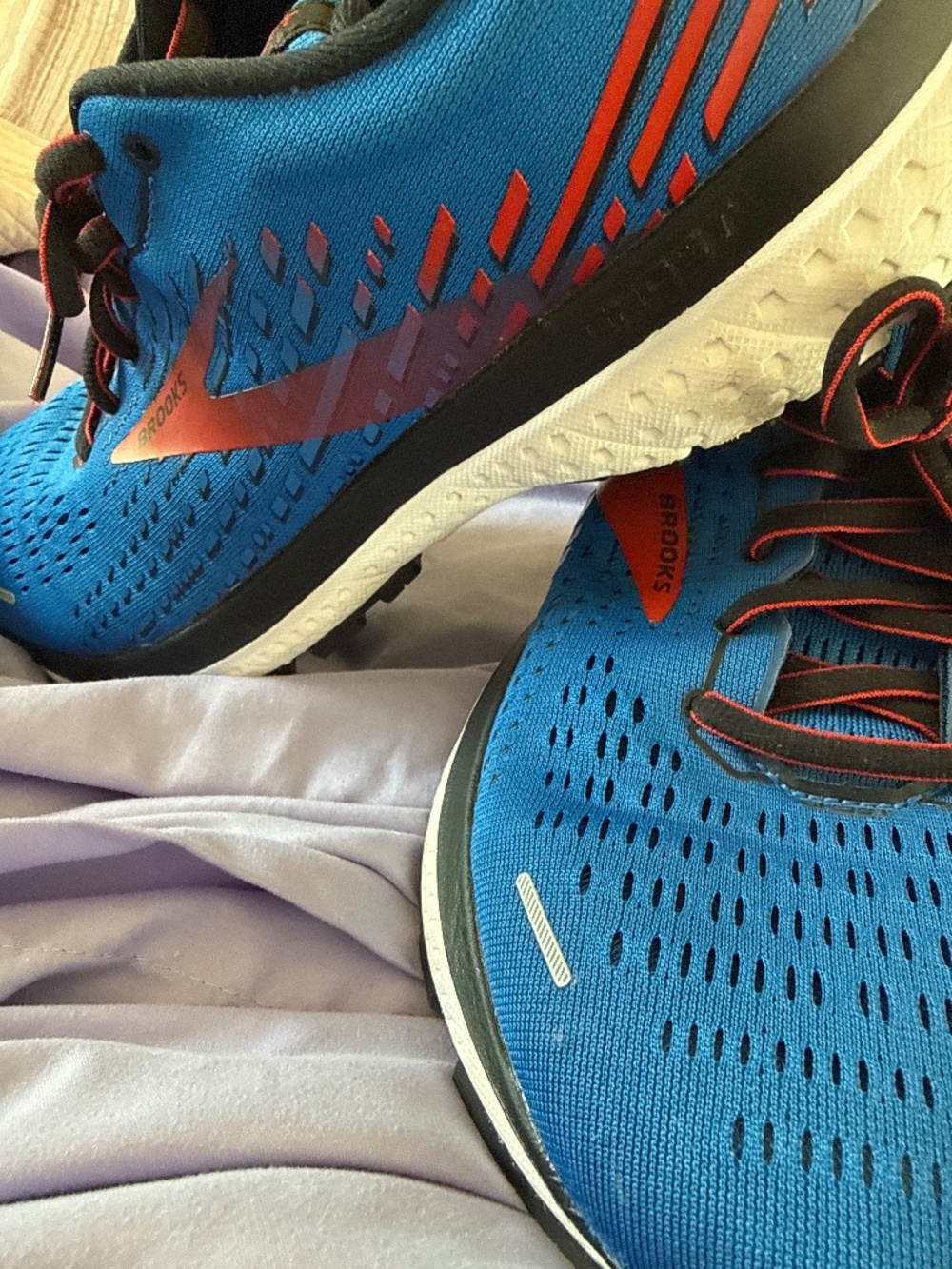 Brooks Ghost 13 Spider-Man Red and Blue